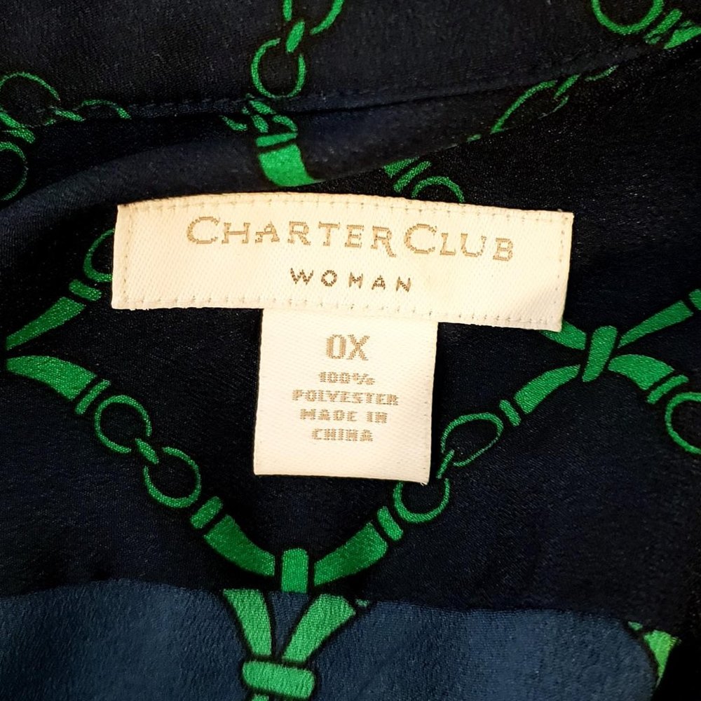 Charter Club Woman Cable Blouse - Picture 8 of 8